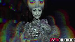 redhead tiger lily's inked body gets banged?