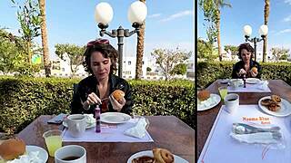 Restaurant Romance from Pickup to Hotel Room Creampie with Skinny Girlfriend Tits Cock 1on1 College Couple