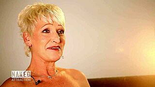 Interview with Blonde European Contestant in German Naked Attraction Game