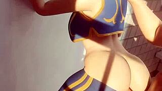 CHUN LI DOES SNEAKY SEX IN BATHROOM DURING FORTNITE