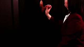 Student Sucks Cock At Gloryhole