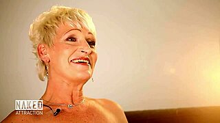 Interview with Blonde European Contestant in German Naked Attraction Game