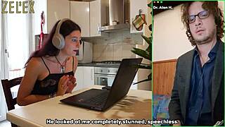 Hot horny step sister needs sex therapy with psychologist after creampie accident with her step brother zelex