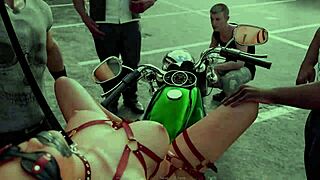 Redhead plays games of depravity in hotel with big tits and cumshot