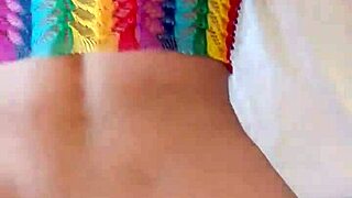 Candie Cross Bent Over Doggystyle with Petite Natural Tits