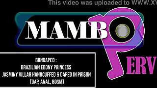 Jasminy Villar Gets Handcuffed Anal with Monster Cock!