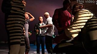 Redhead plays games of depravity in hotel with big tits and cumshot