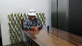 Old Man Fucks Submissive Latina Student in Skirt