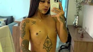 teasing with transsexual crossdressing cock