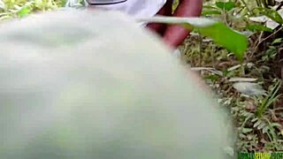 Fucking In The Bush With Black Fat Pussy