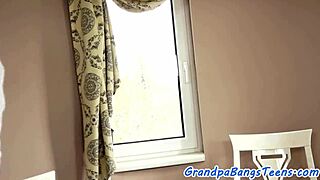 Classy Eurobabe Pleasing Old Man's Desires In Shaved Missionary Encounter