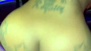 ebony babe deepthroats big black cock in cls 500