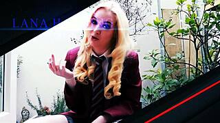 Lana Harding, the British teen with blue eyes, shares her alternative lifestyle in an AMA interview