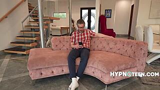 anxious gen z teen aria valencia explores freeuse with her mentor