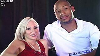 blonde babe gets pussy whipped in casting interview!