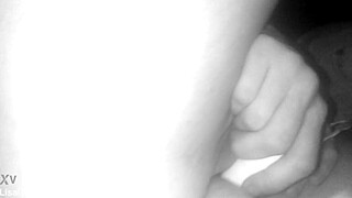 Darkroom lover inserts into pussy and fists ass