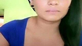 Colombiana Caliente Dances Seductively in Traditional Attire