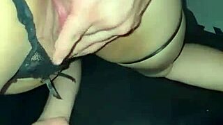 Married woman Karenkiss takes cum in her pussy at the glory hole, he whispers.