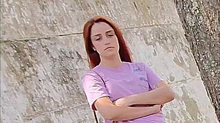 I Show Dick To Redhead And Ask For Info In Public 😏