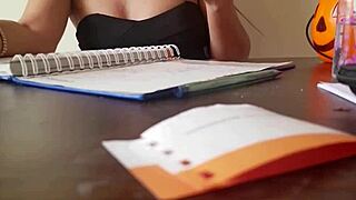 Latina Stepsister Flashes No Panties In Miniskirt