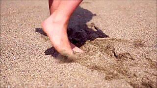 Denise Klarskov Flashes Publicly In Malaga!