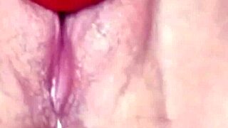 revealme horny milf shows wet hairy pussy in intense vibrator cum show 😏