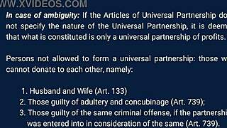 Discussing partnership laws