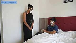 Saheb ji exploits mamtas compulsion for sensual muff diving and screaming roleplay