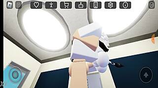 in this story, the futa girl encounters a cow for the second time