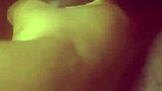 Latina Licks Big Black Cock Under Covers!