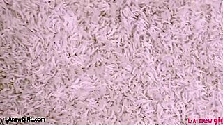 Luminous blonde beauty reveals sexy body on sofa