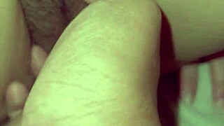 CHUBBY HOMEMADE COUPLE WITH BIG TITS FINGERING WET PUSSY!