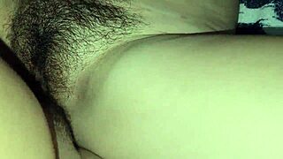 Teen 18+ Gets Passionate Fucking and Creampie with Hairy Wet Pussy Moaning First Time