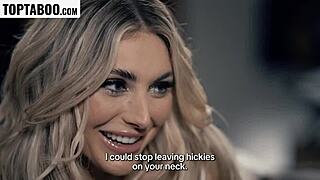 Wife's friend misses cock in mouth