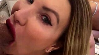 Sophie James in european shaved pussy fucking and blowjob