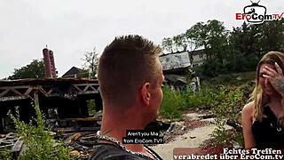 did the public agent really pick up the german tattoo milf for outdoor pov fucking?