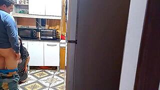 The Kitchen Of Sin: Wife And Her Lover Engage In Fetish Play With Handcuffs