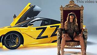 Pmv sex drive Ayesha erotica with shaved pussy riding and cumshot.