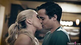 Young stepson approaches lonely milf stepmom for hardcore sex