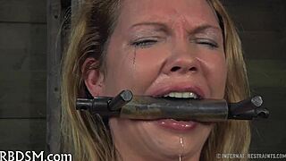 European Beauty Reveals Her Stunning Assets in BDSM Scene.