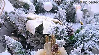 Little slut Lorelei gets a mouthful of piss powerful anal fuck from the Grinch with a big black cock eks494.