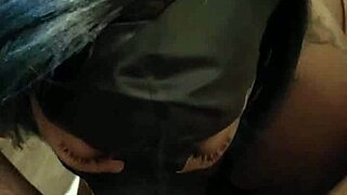 Masked Lalola Klitz Demonstrates Professional Sucking Techniques