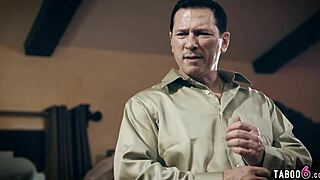 Young stepson approaches lonely milf stepmom for hardcore sex