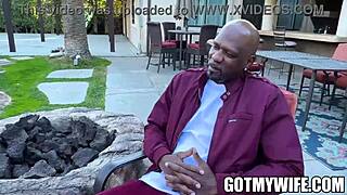 Look who's coming over to chocolate god andi avalon in this intriguing scene