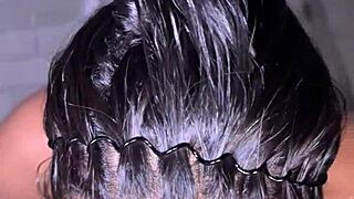 Amateur Couple Eats Dessert Before Dinner