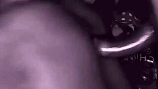 fat cute babe spreads tight pussy for monster cock domination