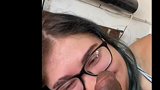 Teen Prepares for Big Black Cock and Cum in Mouth