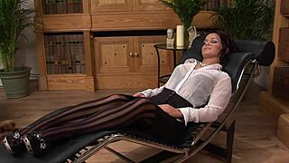 Sexy Brunette Jenny Baby Gets HARD ANAL REAMING And FACIAL From Therapist!