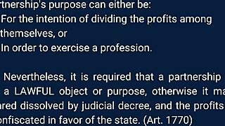 what's the law on partnership