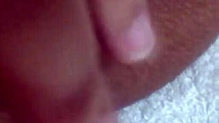 Wife jumps with dildo in homemade amateur toy play